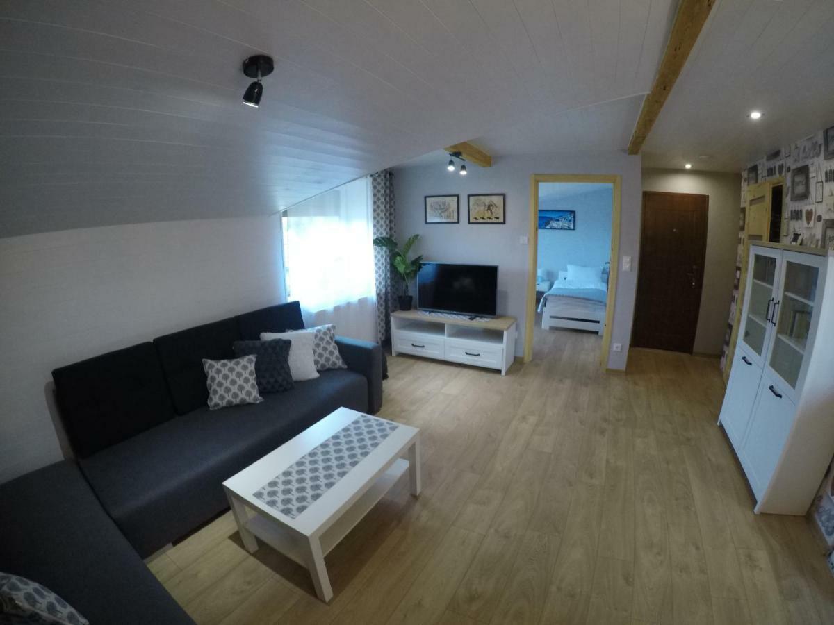 Apartamenty Pod Dzikowcem โบกุสชุฟ-กอร์เซ ภายนอก รูปภาพ